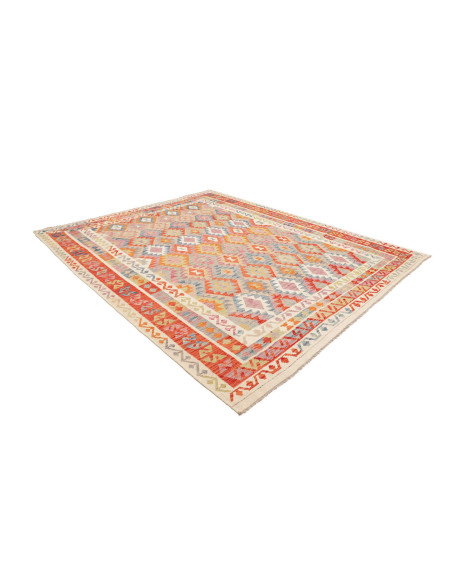 Rug Kilim Afghanistan 246x291 Coral Red Sky Blu