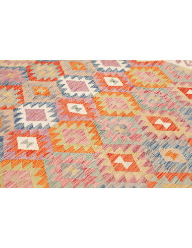 Tappeto Kilim Afghanistan 246x291 Rosso Corallo