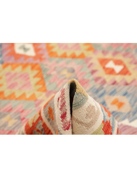 Tappeto Kilim Afghanistan 246x291 Rosso Corallo