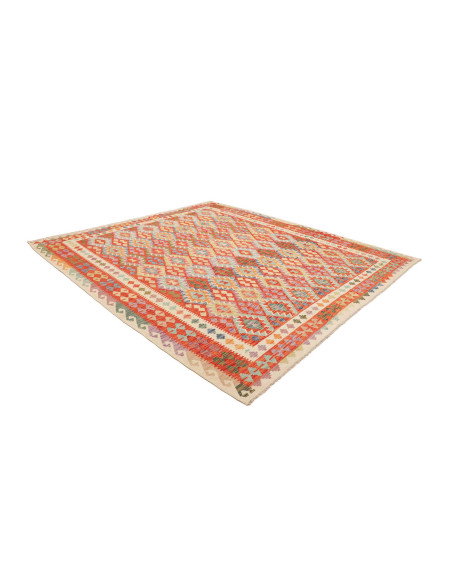 Rug Kilim Afghanistan 261x295 Red Orange Cream