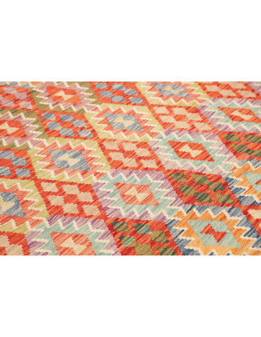 Rug Kilim Afghanistan 261x295 Red Orange Cream