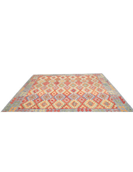Rug Kilim Afghanistan 255x238 Sky Blue Terracot