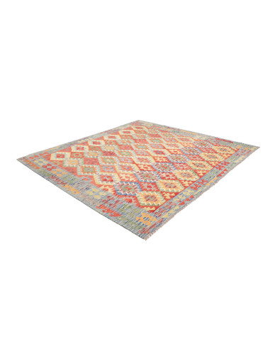 Tappeto Kilim Afghanistan 255x238 Blu Cielo Ara