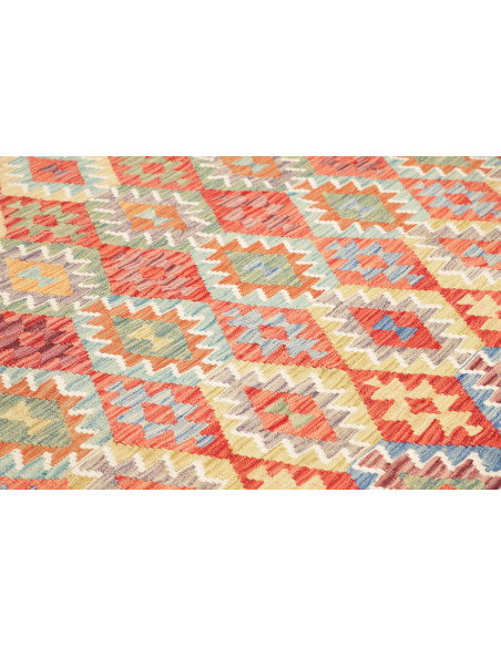 Tappeto Kilim Afghanistan 255x238 Blu Cielo Ara