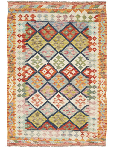 Kilim 125x184 Cm Kilim Afghanistan Hand-carded Wool warp: