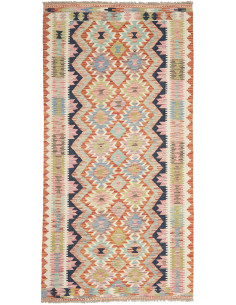 Kilim 101x198 Cm Kilim, Afghanistan, Lana Cardata A Mano,