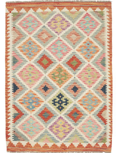 Kilim 102x147 Cm Kilim Afghanistan Lana Cardata A Mano