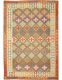 Kilim 201x291 Cm Kilim Afghanistan Hand-carded Wool