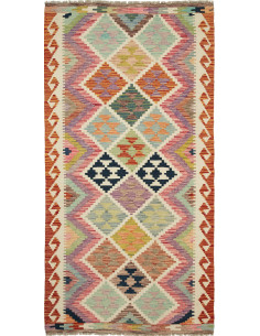 Kilim 101x203 Cm Kilim Afghanistan Lana Cardata A Mano