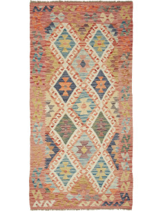 Kilim 104x210 Cm Kilim Afghanistan Lana Cardata A Mano