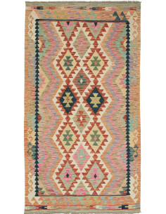 Kilim 124x193 Cm Kilim, Afghanistan, Lana Cardata A Mano