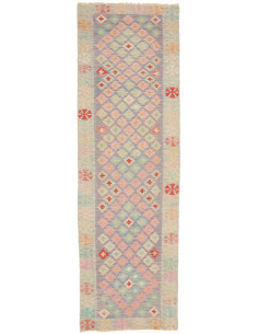 Kilim 73x244 Cm Kilim, Afghanistan, Lana Cardata A Mano,