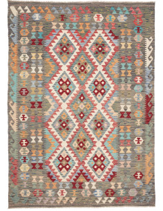Kilim 172x241 Cm Kilim, Afghanistan, Lana Cardata A Mano,