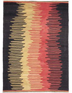 Kilim 187x260 Cm Kilim, Persia, Lana Cardata A Mano, Cotone,