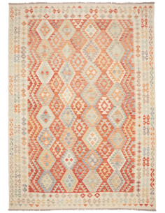 Kilim 250x344 Cm Kilim, Afghanistan, Lana Cardata A Mano