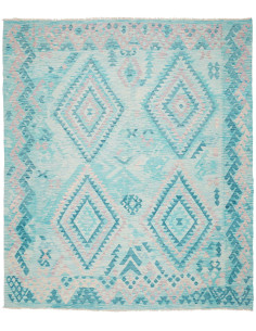 Kilim 246x284 Cm Kilim, Afghanistan, Lana Cardata A Mano