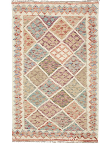 Kilim 117x191 Cm Kilim, Afghanistan, Lana Cardata A Mano