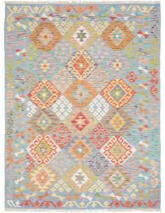 Kilim 148x194 Cm Kilim Afghanistan, Lana Cardata A Mano,