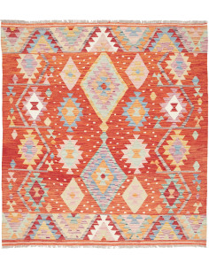 Kilim 148x162 Cm Kilim Afghanistan, Lana Cardata A Mano