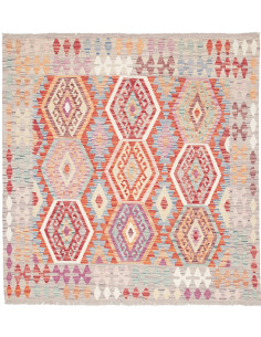 Kilim 147x153 Cm Kilim Afghanistan Hand-carded Wool 0.3