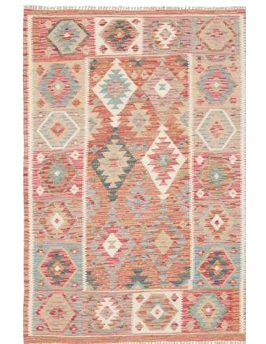 Kilim 104x150 Cm Kilim, Afghanistan, Hand-carded Wool