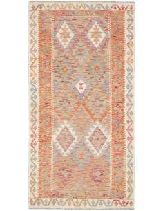 Kilim 101x196 Cm Kilim, Afghanistan, Hand-carded Wool,