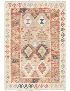 Kilim 101x142 Cm Kilim Afghanistan, Hand-carded Wool,