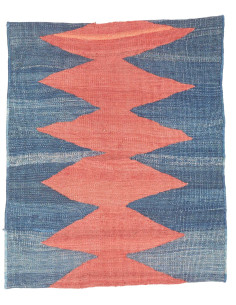 Tappeto Kilim Vintage Persia 64x77 Blu Scuro Ro