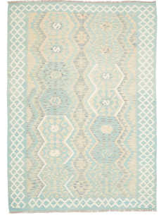 Rug Kilim Afghanistan 179x244 Light Blue Beige