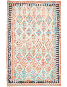 Tappeto Kilim Afghanistan 173x262 Arancio Coral