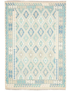 Rug Kilim Afghanistan 167x244 Blue Aqua