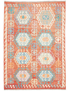 Tappeto Kilim Afghanistan 173x245 Arancione Ter