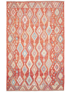Rug Kilim Afghanistan 204x315 Terracotta Red Re