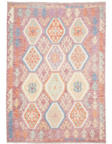 Tappeto Kilim Afghanistan 173x248 Viola Tenue R