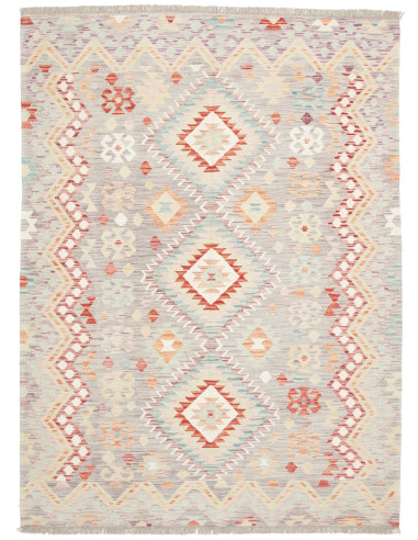 Rug Kilim Afghanistan 154x207 Light Grey Terrac