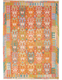 Rug Kilim Afghanistan 176x250 Orange Terracotta
