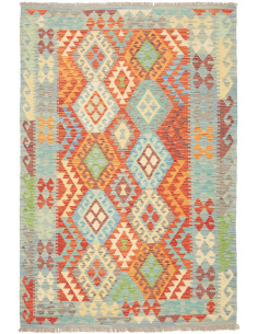 Tappeto Kilim Afghanistan 151x205 Turchese Aran