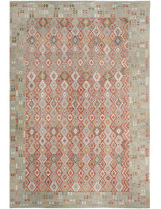 Rug Kilim Afghanistan 410x594 Sage Green Terrac