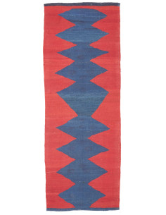 Tappeto Kilim Vintage Persia 77x214 Rosso Scarl