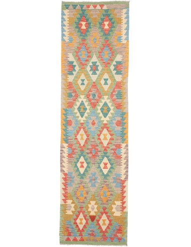Rug Kilim Afghanistan 81x294 Multi-color Coral