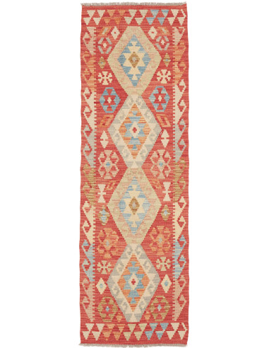Rug Kilim Afghanistan 63x197 Dark Grey Brown