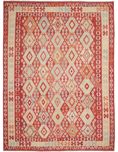 Rug Kilim Afghanistan 257x350 Red Cream Light B