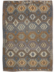 Tappeto Originale Kilim Afghanistan 179x252 Blu