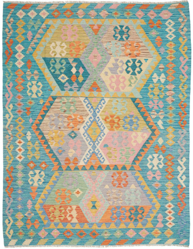 Hand Made Rug Kilim Afghanistan 177x228 Turquoi