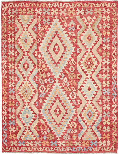 Hand Made Rug Kilim Afghanistan 179x232 Red Bei