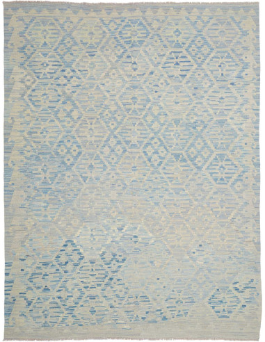 Hand Made Rug Kilim Afghanistan 188x240 Sky Blu