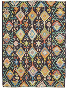 Tappeto Originale Kilim Afghanistan 175x237 Ner