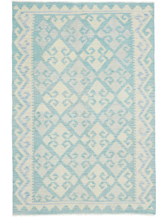 Hand Made Rug Kilim Afghanistan 99x149 Light Bl