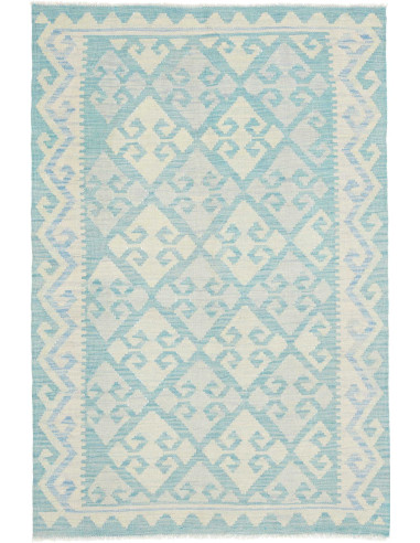 Hand Made Rug Kilim Afghanistan 99x149 Light Bl