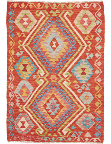 Tappeto Originale Kilim Afghanistan 102x146 Ros